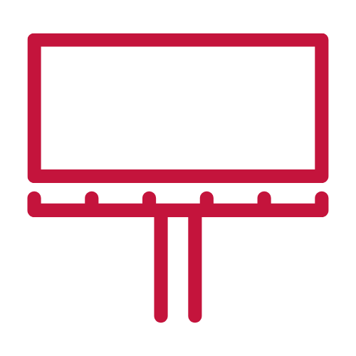 Billboard Icon Red